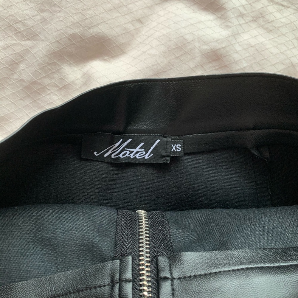Motel Leather Skirt - Picture 3 of 3